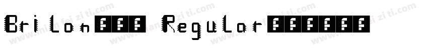 Brilon_12 Regular字体转换